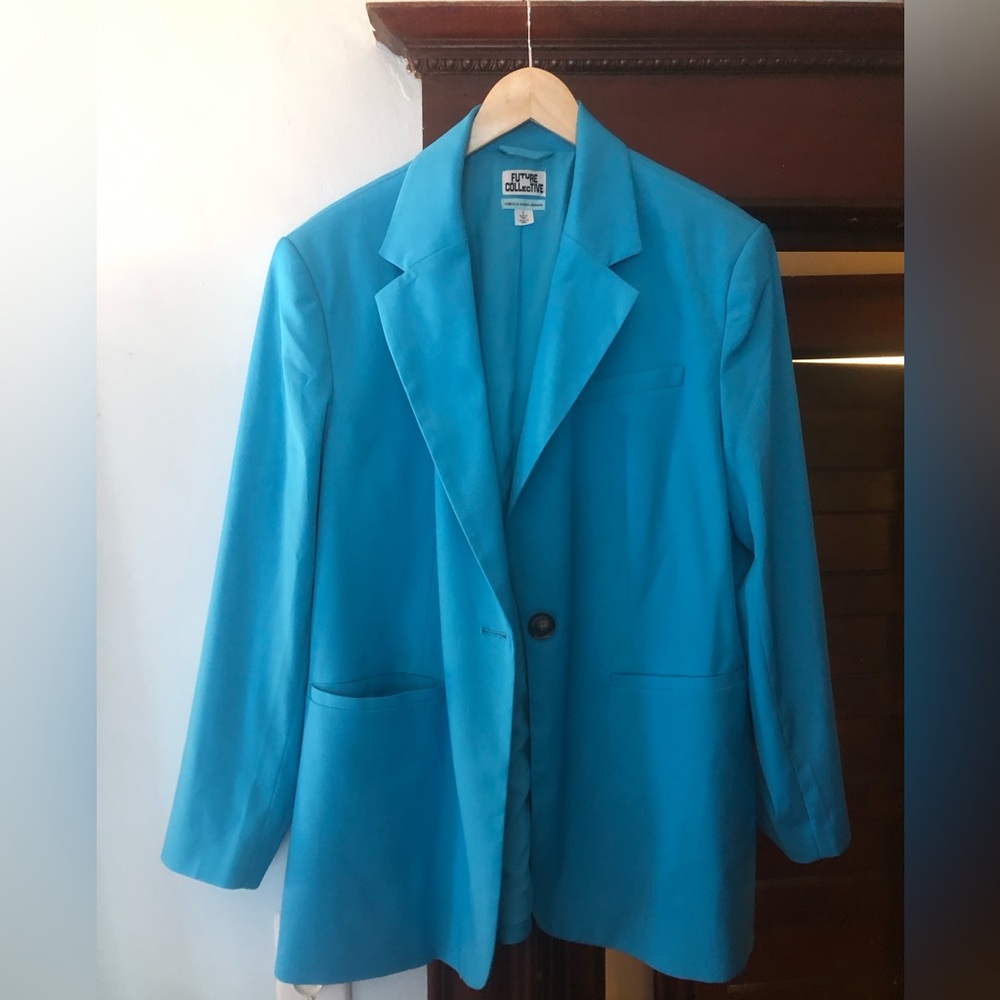 Classic Turquoise Blazer Jacket by The Collectors